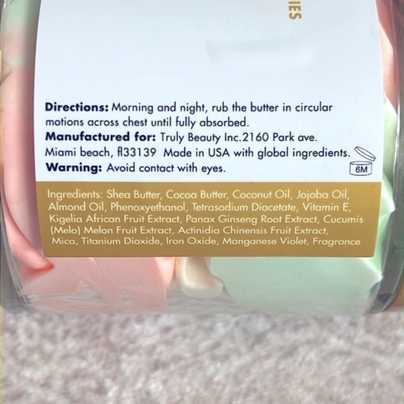 Brand New Set of 2 Truly Nice Melons Whipped Boob Butter Smooth Taut Moisturizer - Picture 5 of 11